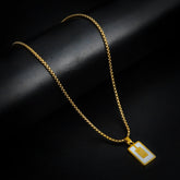 White Allah Pendant